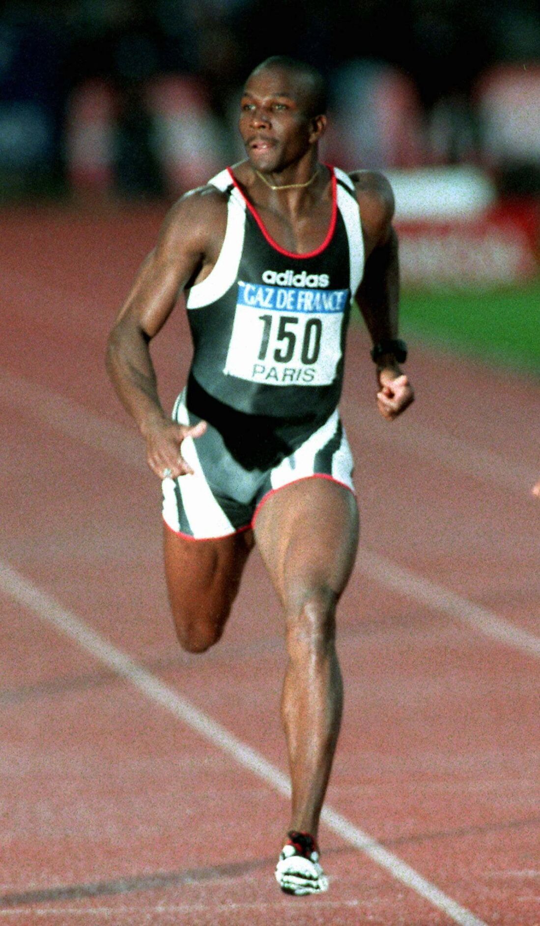 1996: Canada's Donovan Bailey sets world record in 100 meters at Olympics
